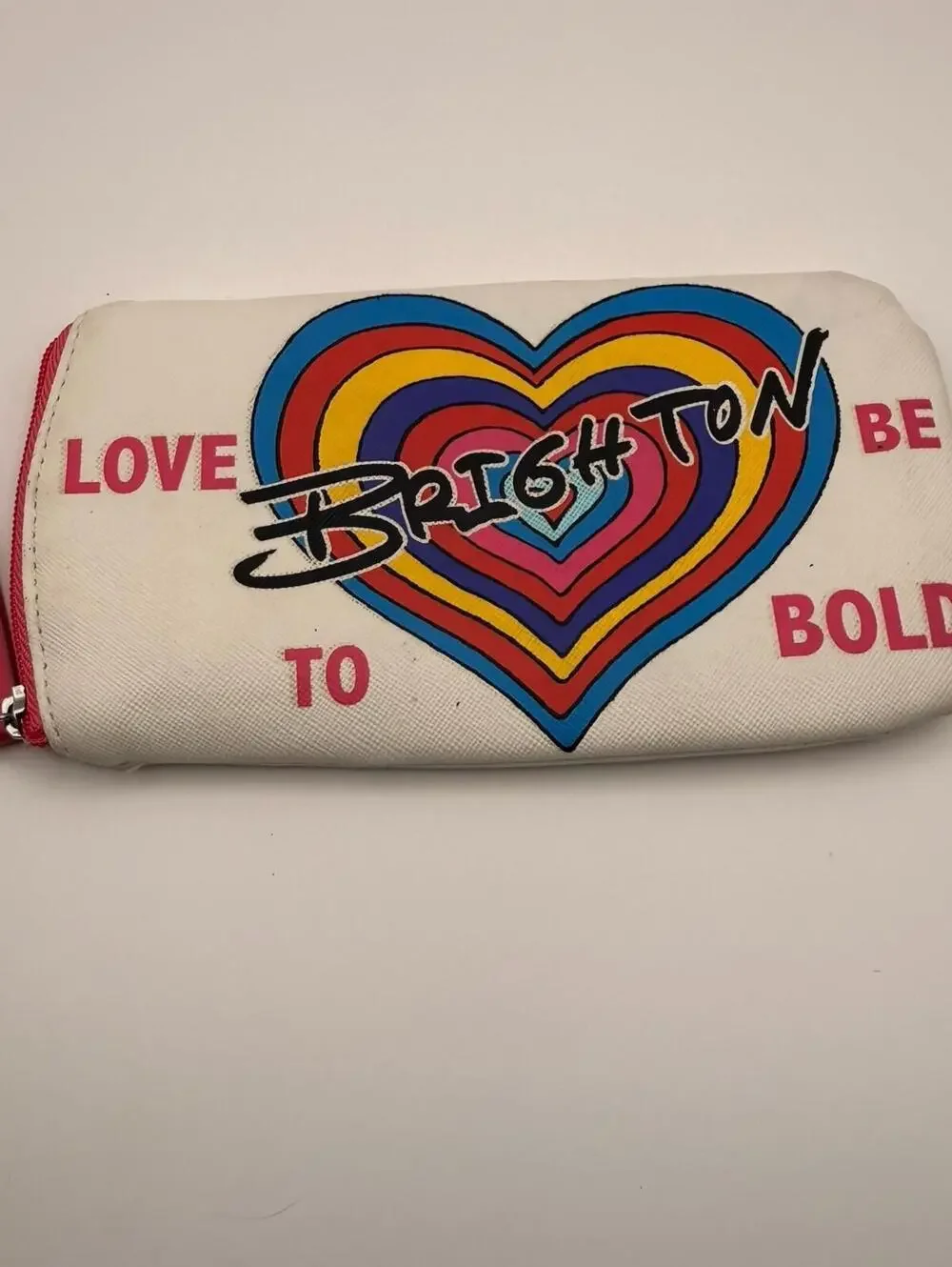 Brighton Sunglasses Case With Coach Glass Wipe Pre loved‎ Zipper Lined